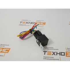 Реле универсальное RLX112 (12V, 40A) (5конт с кронштейном)