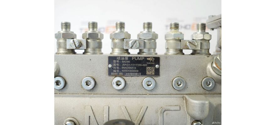 ТНВД YC6J125Z (J8AG1-1111100-493), изображение 4