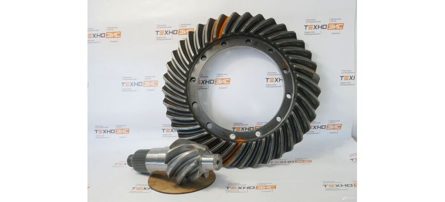 Гипоидная пара XCMG LW500F (7/37зуб, 45 шл) (заднего моста) (250300349, 250300350)