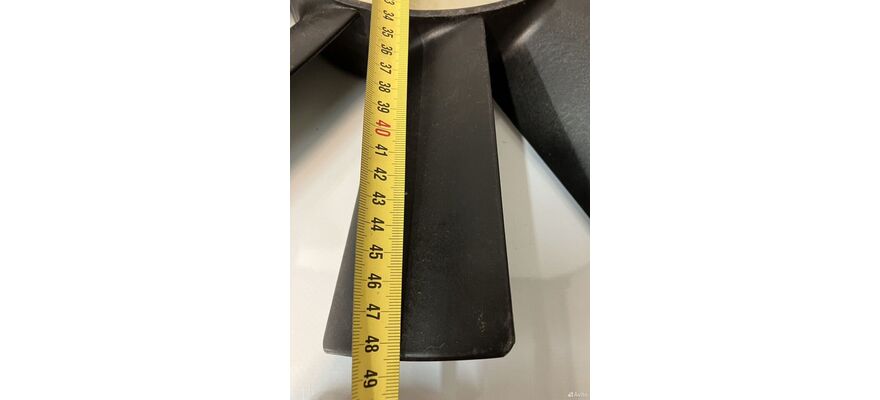 Крыльчатка YN38GBZ (YN-142, ZJ-33, YN4A-140077, SHA10024310) (10лоп, 485мм, 28мм, 4отв, пластик), изображение 4