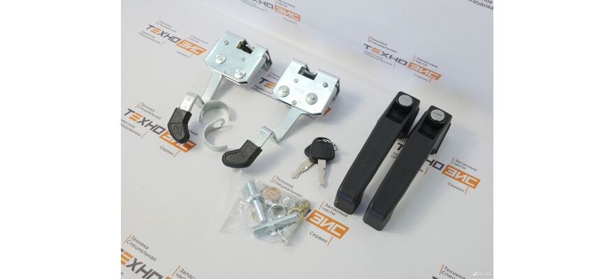 Ручка двери с замком (NBS502) (правая), изображение 3