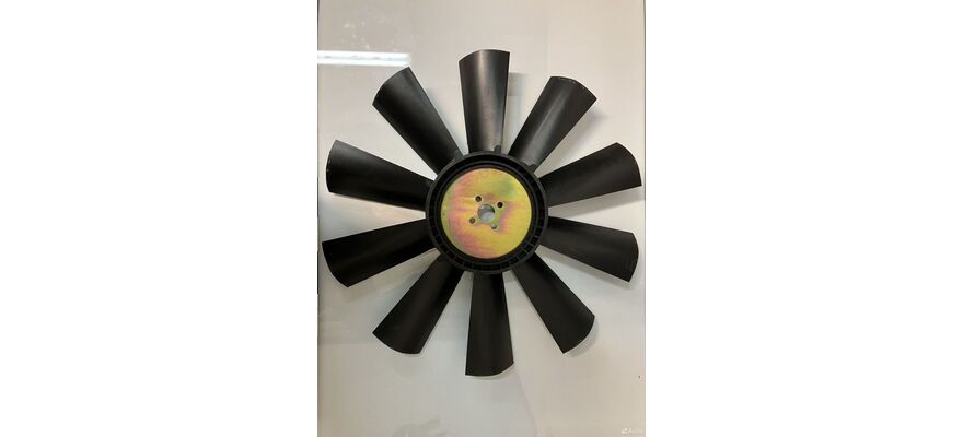 Крыльчатка YN25GBZ (10лоп, 520мм, 28мм, 4отв, пластик), изображение 2