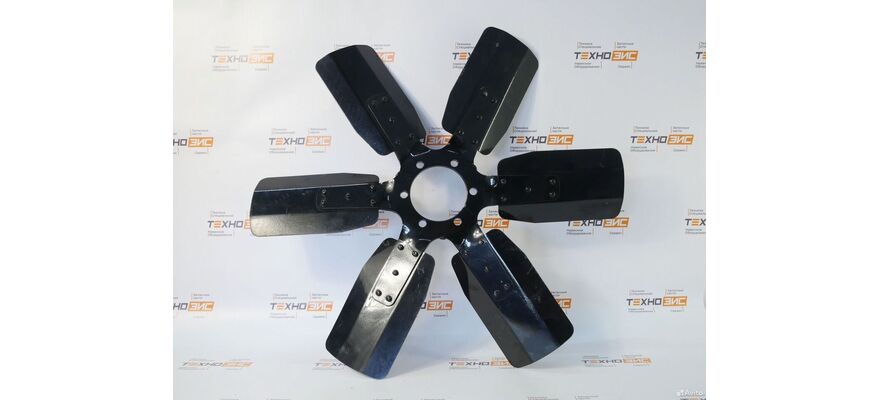 Крыльчатка WP6/TD226 (13021190, 4110000054212) (6лоп, 600мм, 90мм, 6отв, металл), изображение 9