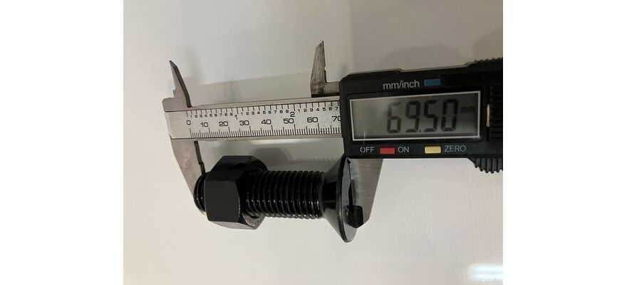 Болт с гайкой ковша (М20*70) (кл.пр. 10.9), изображение 3