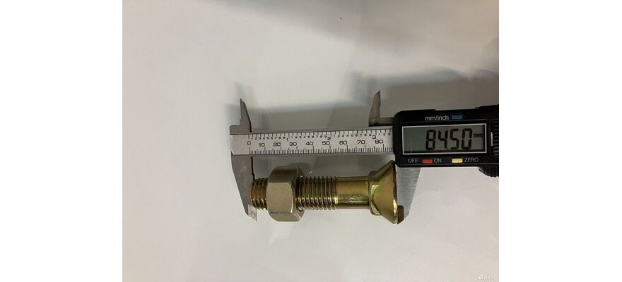 Болт с гайкой ковша (М20*90) (02B0031, 02B0015), изображение 3