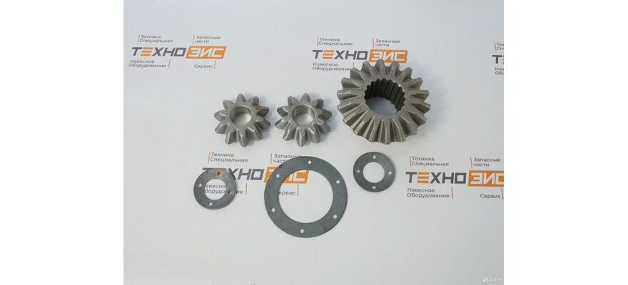 Шестерни редуктора заднего моста SHANMON (6шт) (2-19/19зуб, 4-10зуб), изображение 2