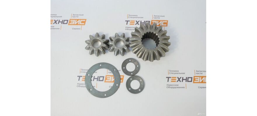 Шестерни редуктора заднего моста SHANMON (6шт) (2-19/19зуб, 4-10зуб), изображение 6