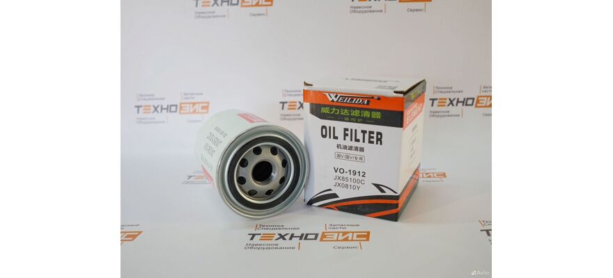 Фильтр масляный JX85100С (ST10018, J0810, 490B-32000, CC190, VO-1912, JX0810Y), изображение 4