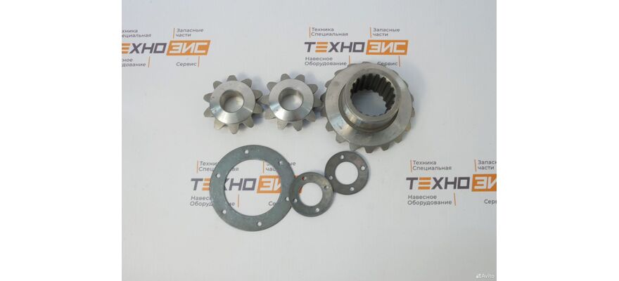 Шестерни редуктора заднего моста SHANMON (6шт) (2-19/19зуб, 4-10зуб), изображение 9