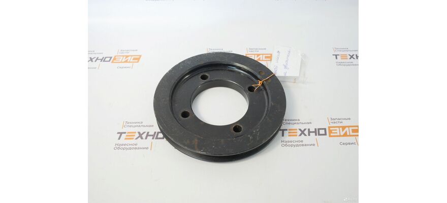 Шкив коленвала YC6B125/YC6108 (640-1005031B), изображение 2