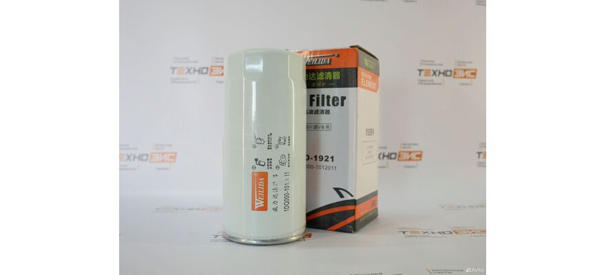 Фильтр масляный JX0817 (1DQ000-1012011, VO-1921), изображение 6