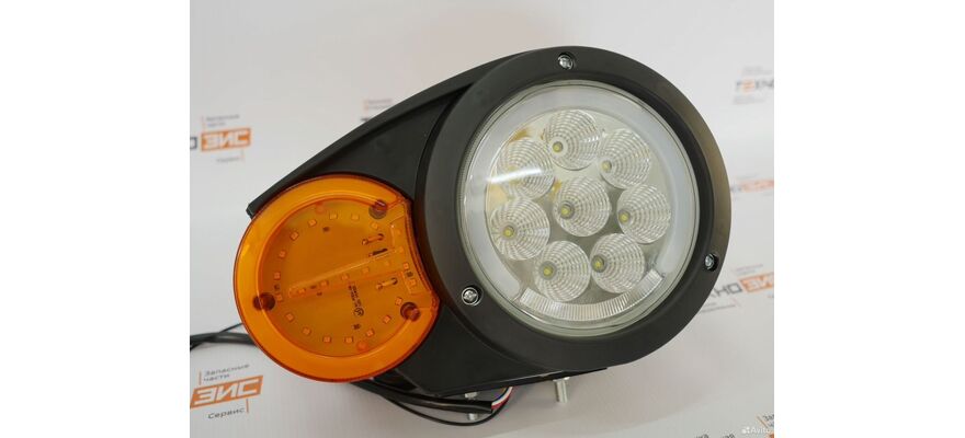 Фара ZL20/30 (левая) (круглая), изображение 9