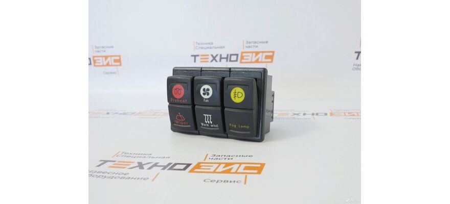 Кнопки (блок) BUILDER (нагрев, очиститель, вентилятор), изображение 4