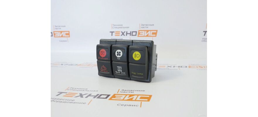 Кнопки (блок) BUILDER (нагрев, очиститель, вентилятор), изображение 3