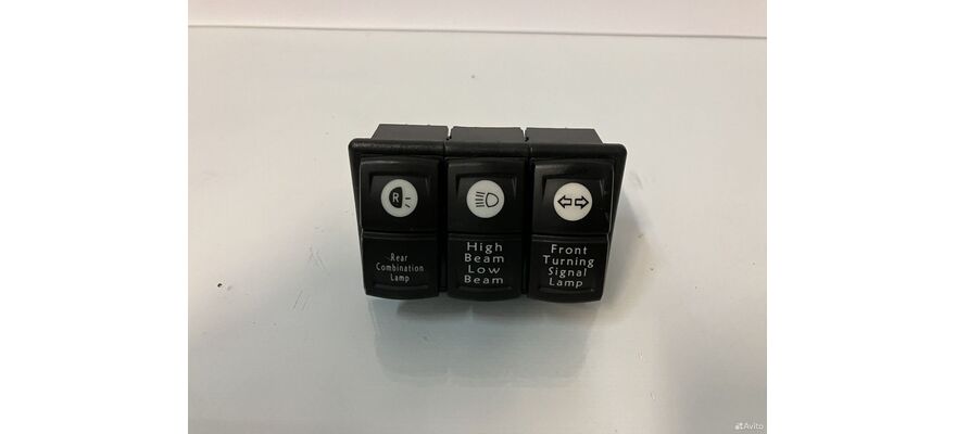 Кнопки (блок) BUILDER (ближний свет, поворот, задни птф), изображение 2