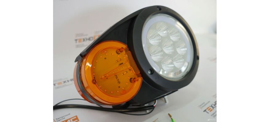 Фара ZL20/30 (правая) (круглая), изображение 5