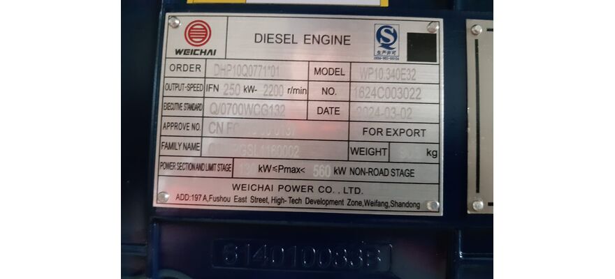 Двигатель Weichai WP10.340E32 Евро-2 340 л/с, изображение 2