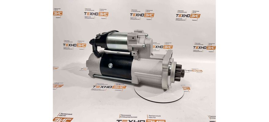 Стартер YC6B125/6108 (QDJ2703, B7617-3708100D) (11зуб, открытый), изображение 2