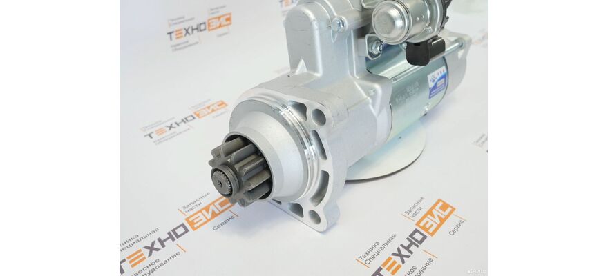 Стартер WD615/WD10 (QDJ2803, 612600090562) (11зуб, открытый), изображение 6