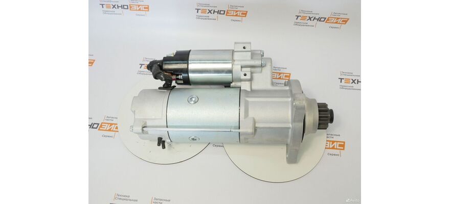 Стартер SC11/C6121 (3T4586M) (12зуб, открытый), изображение 7