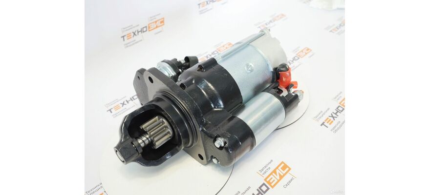 Стартер EQB180-20 (QDJ2719, 4983067, M93R3003SE, STP4935) (12зуб, закрытый), изображение 7