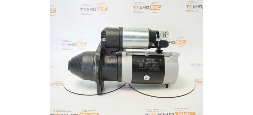 Стартер YCD4J22G (1DQ639-3708010A, 4110000560193, D30-3708100, QDJ2608V) (11зуб, закрытый), изображение 5