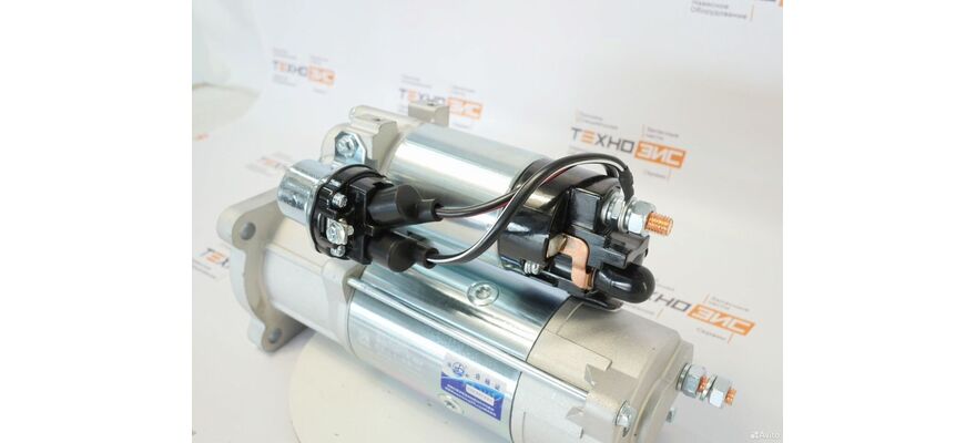 Стартер HOWO A7 (QDJ2801A, VG1560090001) (10зуб, открытый), изображение 3