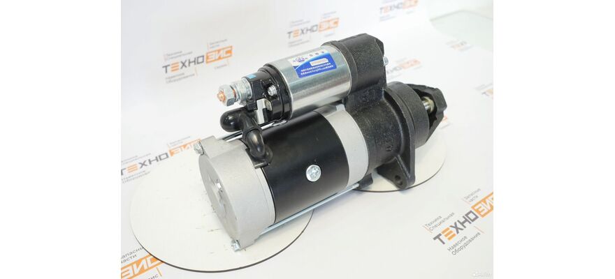 Стартер ISF3.8 (5263797, M100R2008SE) (10зуб, закрытый), изображение 5