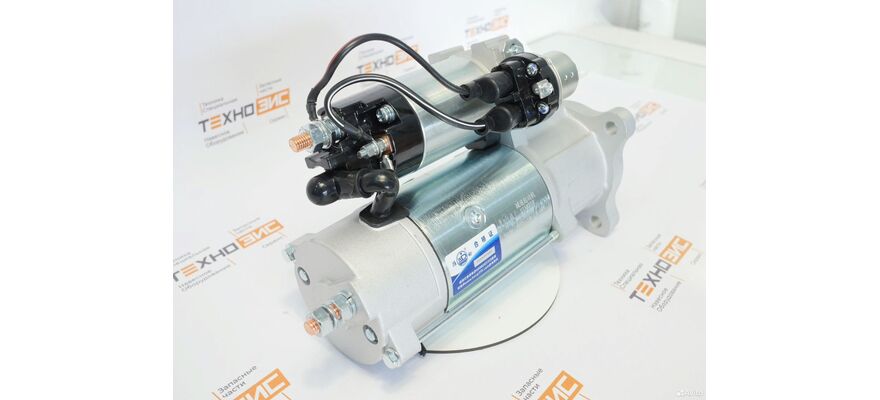 Стартер HOWO A7 (QDJ2807, VG1560090003) (11зуб, открытый), изображение 7