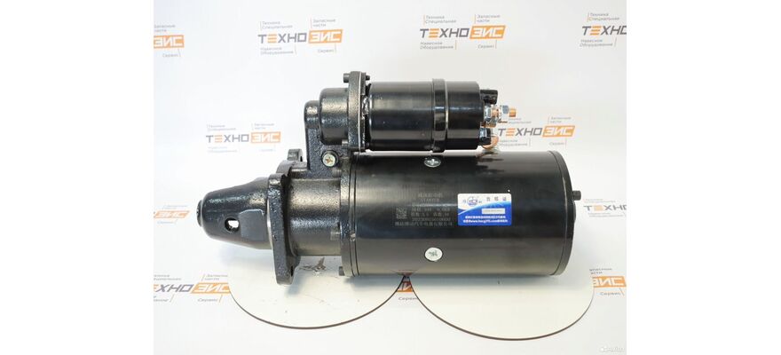 Стартер WD615/WD10 (612600090340, 61200090479, QD2827DM) (10зуб, закрытый), изображение 7