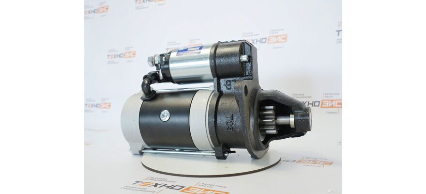 Стартер YCD4R11G (1AQ000-3708010C, QDJ2603) (11зуб, закрытый), изображение 8