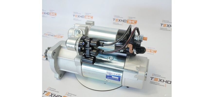 Стартер WD615/WD10 (QDJ2803, 612600090562) (11зуб, открытый), изображение 4