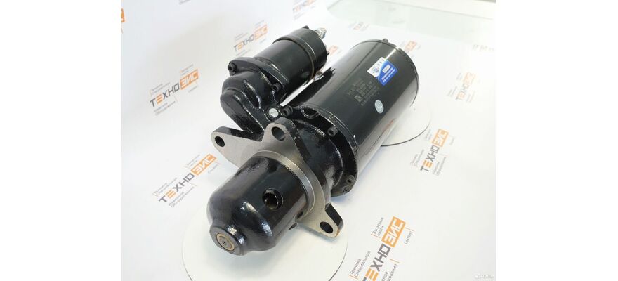 Стартер SC9/D6114 (QDJ2808B, D11-101-03B, D11-101-11+A) (11зуб, закрытый), изображение 3