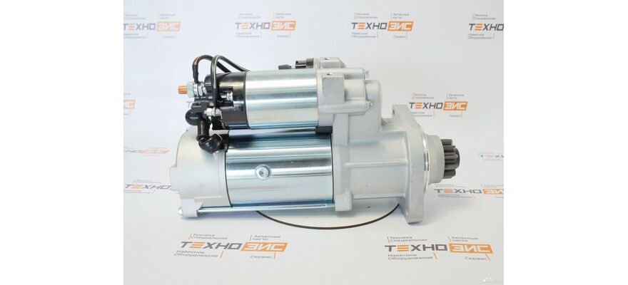 Стартер WD615/WD10 (QDJ2802, 612600090293B) (11зуб, открытый), изображение 8