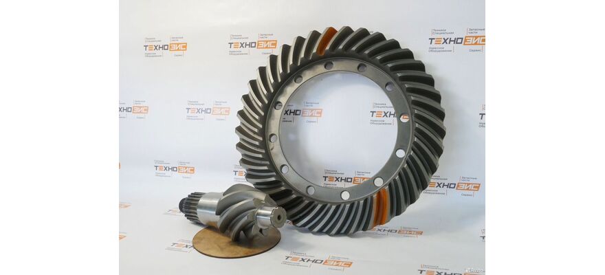 Гипоидная пара XCMG LW500F (7/37зуб, 23 шл) (переднего моста) (250300320, 250300340), изображение 2