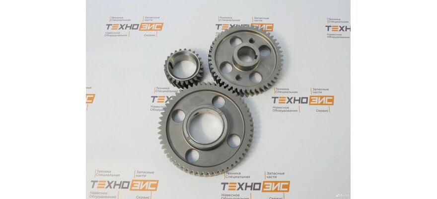 Шестерни грм YCD4J22T-115 (1DQ600-1006021, 1DQ600-1002051) (57зуб, 48зуб, 26зуб) (1комп/3 шт), изображение 2