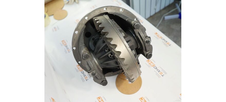 Редуктор моста (6/37зуб, 19шл, 13отв, фланец квадрат 4отв), изображение 6