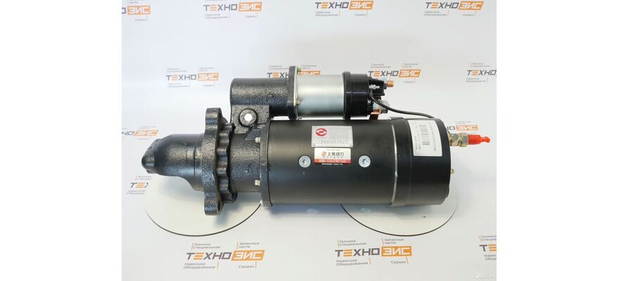 Стартер SC11/C6121 (3T4586M, C11AB-4N3181+B) (12зуб, закрытый), изображение 9