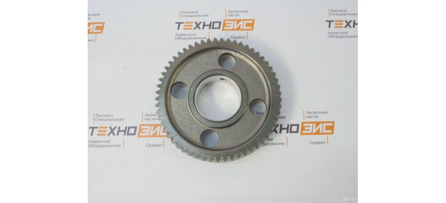 Шестерня грм YCD4J22T-115 (1DQ600-1002051) (промежуточная) (57зуб), изображение 2