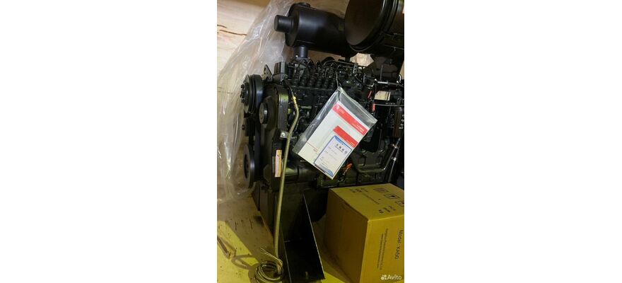 Двигатель Shanghаi SC9D220G2 на автогрейдера SEM 9, изображение 3