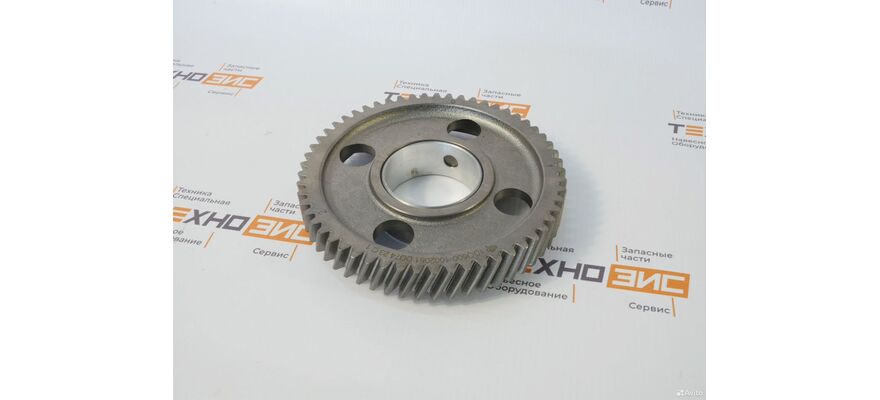 Шестерня грм YCD4J22T-115 (1DQ600-1002051) (промежуточная) (57зуб), изображение 3