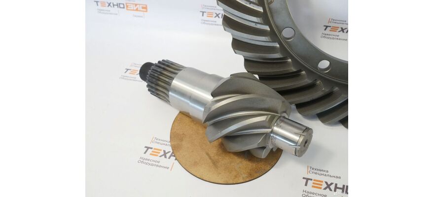 Гипоидная пара XCMG LW500F (7/37зуб, 23 шл) (переднего моста) (250300320, 250300340), изображение 4