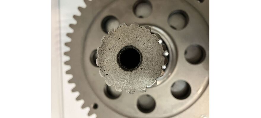 Вал вторичный муфта обгонная (52C0036) (17шл, 33/52зуб), изображение 2