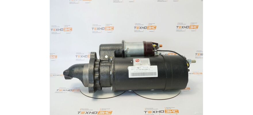 Стартер SC11/C6121 (C11AB-M3T4586+A) (12зуб, закрытый), изображение 2
