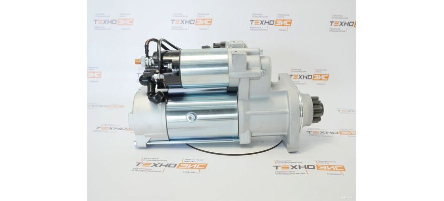 Стартер WD615/WD10 (QDJ2802, 612600090293B) (11зуб, открытый), изображение 9