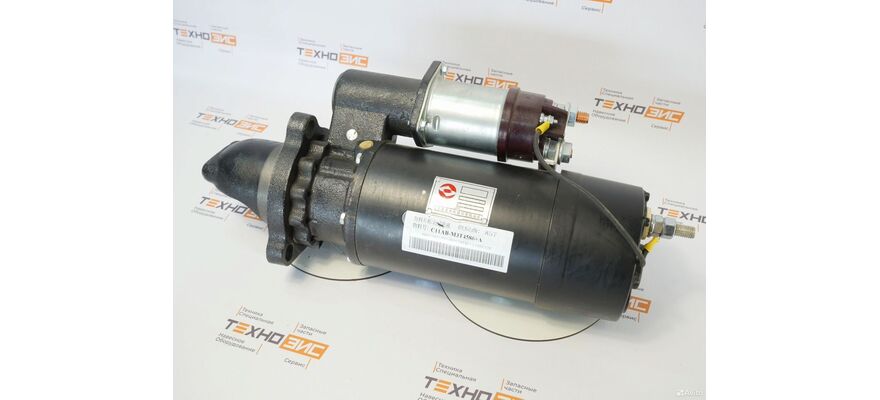 Стартер SC11/C6121 (C11AB-M3T4586+A) (12зуб, закрытый), изображение 3